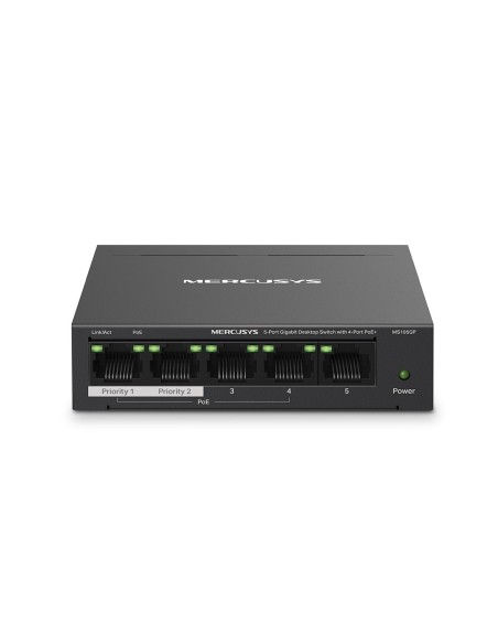 Acheter le switch Gigabit 5 ports TP-LINK TPLINK-201 Mercusys avec 4 ports PoE+