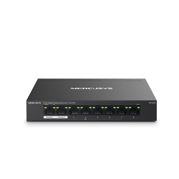 Acheter TP-LINK TPLINK-202 Switch Gigabit 8 ports Mercusys avec 7 PoE+