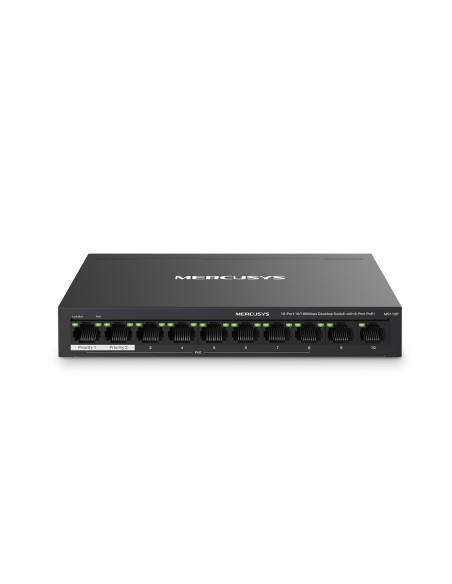 Acquistare TP-LINK TPLINK-203 Switch Fast Ethernet Mercusys a 10 porte con 8 PoE+