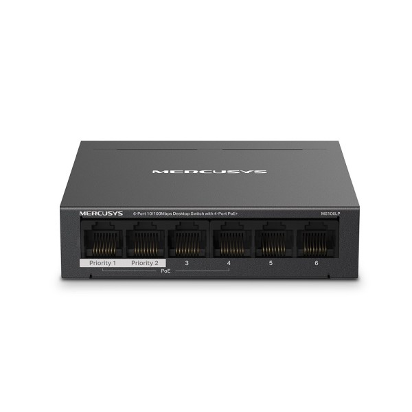 Acheter le switch Fast Ethernet TP-LINK TPLINK-204 Mercusys à 6 ports avec 4 PoE+