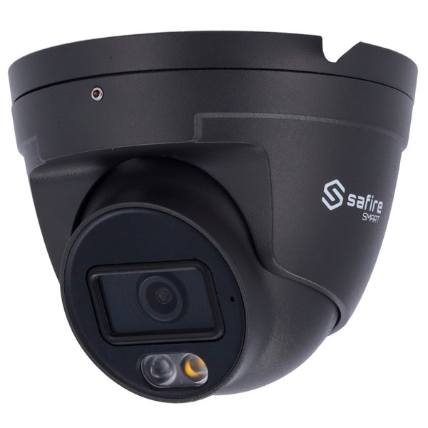 SAFIRE SMART SF-IPT020A-4E1-DL-Cinza Safire Smart Camera Turret IP Gama E1 IA - Cinza - Resolução 4 Megapixel (2566x1440) -