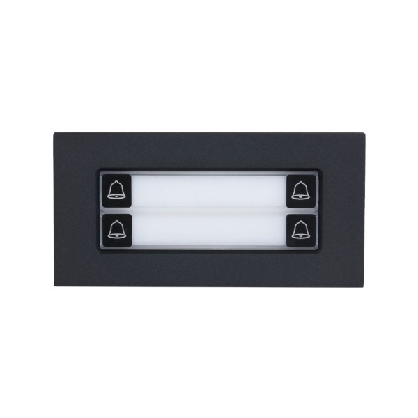 Dahua Dahua-4789 DHI-VTO4103FB-MDB4 Botão de 4 botões com habitação metálica, IP65 e IK07