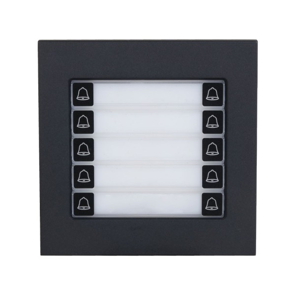 Dahua Dahua-4790 DHI-VTO4103FB-MDB10 Módulo 10 botões Botão com alojamento metálico, IP65 e IK07