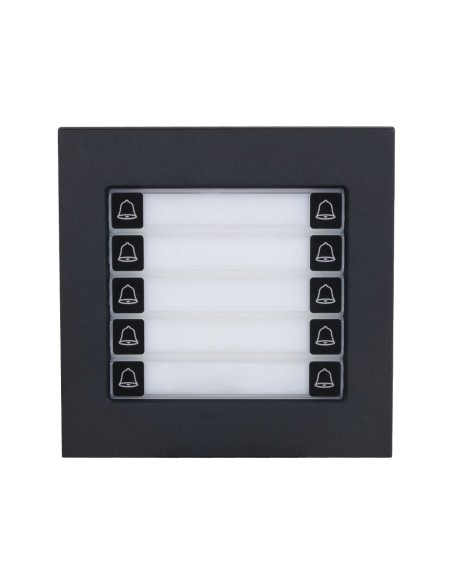 Dahua Dahua-4790 DHI-VTO4103FB-MDB10 Módulo 10 botões Botão com alojamento metálico, IP65 e IK07