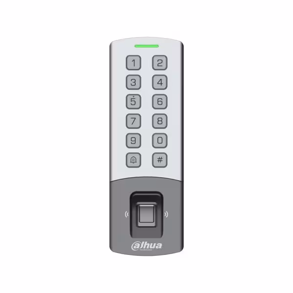Acheter DAHUA DAHUA-4792 Contrôle d’accès autonome avec lecteur RFID, empreinte digitale et clavier dans un boîtier métallique I