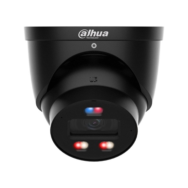 Dahua Dahua-4908 DH-IPC-HDW3449HP-AS-PV-0280B-PRO-NEITO DOMO DHAUA 4MP WIZCOLOR COM SDUM ATIVOS TIOC PRO