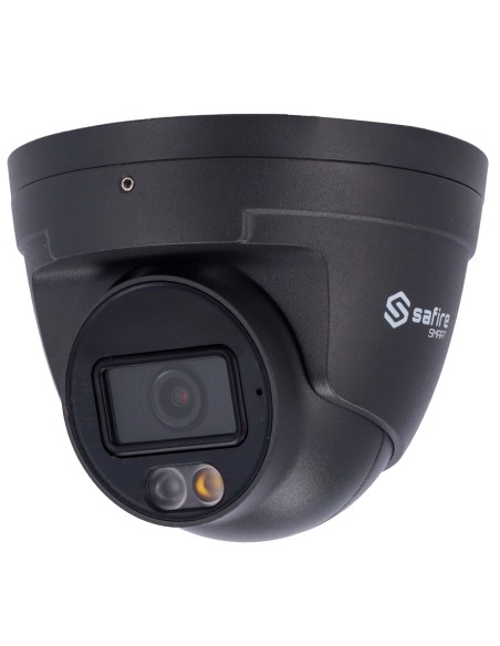 SAFIRE SMART SF-IPT020A-4I1-DL-Cinza Safire Smart - Turret IP Camera I1 AI Avançado e Duallight - Resolução 4 Megapixel (26
