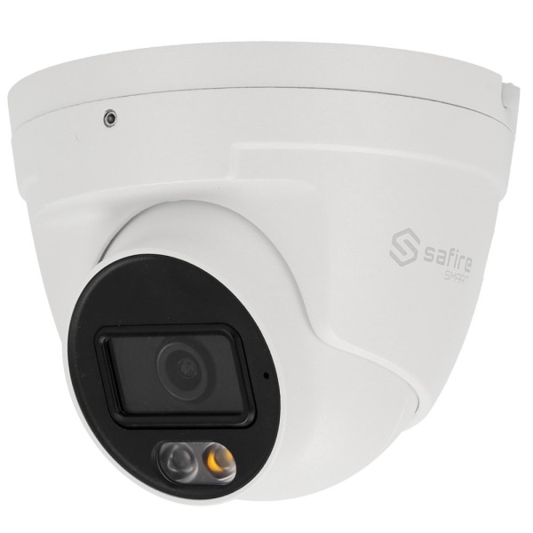 SAFIRE SMART SF-IPT020A-6B1-DL SAFIRE SMART - Camera Turret IP Gama B1 com luz dupla - Resolução 6 Megapixels (3200 × 1800) - Le