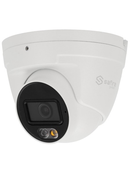 SAFIRE SMART SF-IPT020A-6B1-DL SAFIRE SMART - Camera Turret IP Gama B1 com luz dupla - Resolução 6 Megapixels (3200 × 1800) - Le
