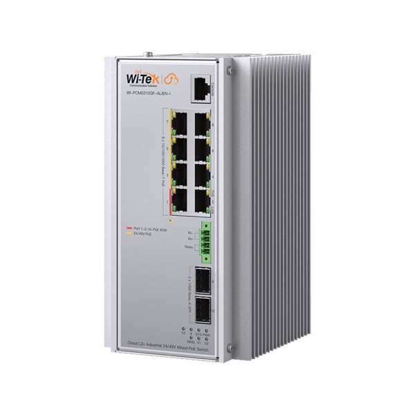 Wi-Tek Witek-0171 Wi-PCMS310GF-Alien-I Mudar nuvem industrial PoE L2 + 24 / 48V Wi-Tek Alien-i