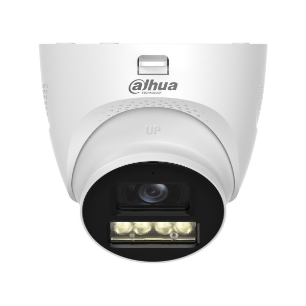 Dahua Dahua-4891 DH-HAC-HAC-HAV1200TQP-IL-T-0280B-DIP Dome 4 em 1 de 2MP Dahua Lite Series com luz dupla inteligente
