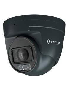SAFIRE SMART SF-IPT511ZA-4E1-DL-Cinza Safire Smart - Camera Turret IP Gama E1 AI - Resolução 4 Megapixel (2566x1440) - Mot Lens