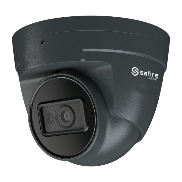 Acheter SAFIRE SMART SF-IPT520ZA-4E1-GREY Safire Smart - Caméra Turret IP gamme E1 Intelligence artificielle - Résolution 4 méga