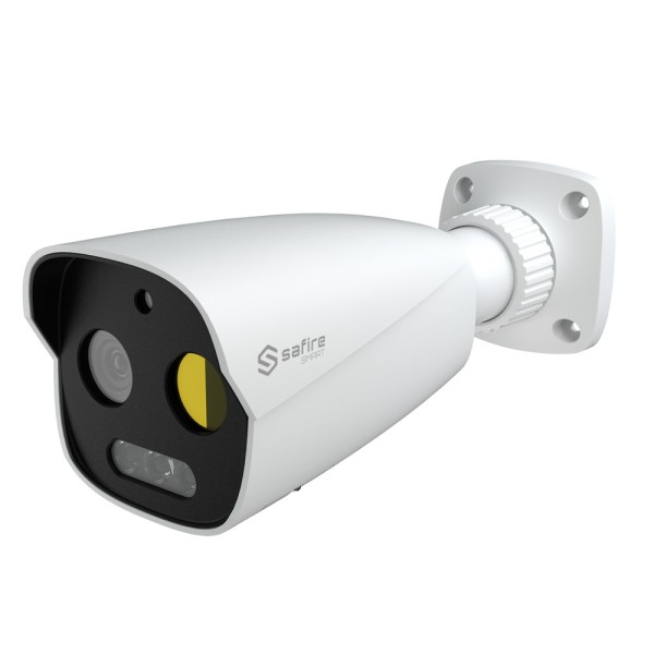 SAFIRE SMART SF-IPTB256A-3D5 Dual Camera Thermal Câmera IP Safire Smart - Sensor Térmico 256x192 Vox | Lente 3,2 mm - sensor opt
