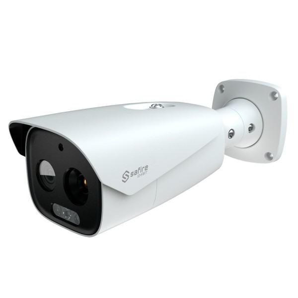 Acheter SAFIRE SMART SF-IPTB384A-9D5 Caméra thermique double Bullet IP Safire Smart - Capteur thermique 12 µm 384x288 VOx | Obje