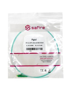 Comprar SAFIRE SF-LC-APC-OM4-0015M-D09-A Pigtail de fibra óptica - Fibra multimodo OM4 - Conector LC APC simplex - Longitud 1.5m 2