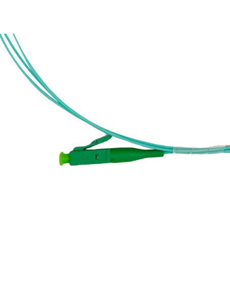 Comprar SAFIRE SF-LC-APC-OM4-0015M-D09-A Pigtail de fibra óptica - Fibra multimodo OM4 - Conector LC APC simplex - Longitud 1.5m