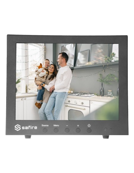 Safire SF-MNT10BNC-XGA Monitor 10 & OT - RESOLUÇÃO XGA - REFRESH 60/75 Hz - Contraste 800: 1 - Tempo de resposta 12 ms - Al