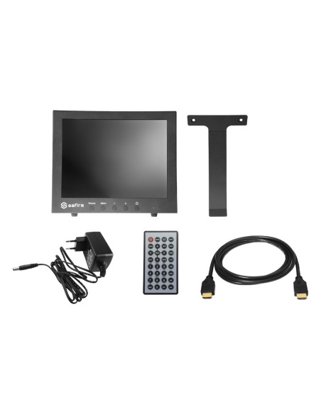 Comprar SAFIRE SF-MNT10BNC-XGA Monitor 10" - Resolución XGA - Refresco 60 / 75 Hz - Contraste 800:1 - Tiempo de respuesta 1