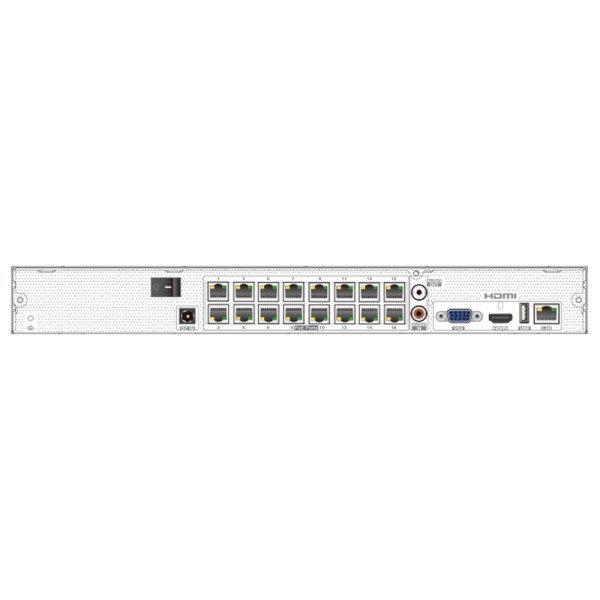 Kaufen SAFIRE SMART SF-NVR6216-16P-B2 Safire Smart – NVR-Rekorder für IP-Kameras – 16CH PoE-Ports / H.265S-Kompression / 2HDD