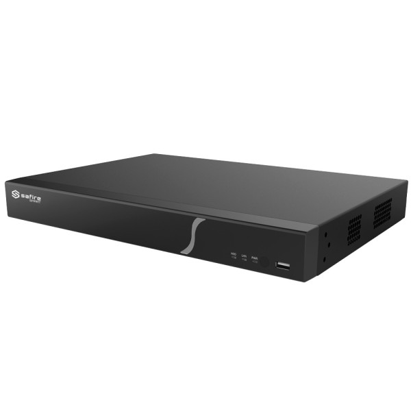 Comprar SAFIRE SMART SF-NVR8216A-16P-B2 Safire Smart - Grabador NVR para cámaras IP gama B2 - 16CH Puertos PoE / Compresión H.26