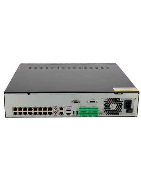 SAFIRE SMART SF-NVR832A-16P-B2 SAFARIRE SMART - NVR gravador para câmeras IP B2 - 32CH (16 portas PoE) / H.265S Compressão 