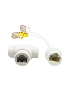 Safire SF-PoE-Dual-Single-RJ45 Combiner e Separador PoE RJ45 - para câmeras IP - Branco