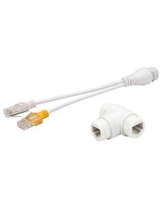 Safire SF-PoE-Dual-Single-RJ45 Combiner e Separador PoE RJ45 - para câmeras IP - Branco 2