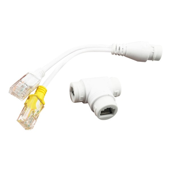 Safire SF-PoE-Dual-Single-RJ45 Combiner e Separador PoE RJ45 - para câmeras IP - Branco