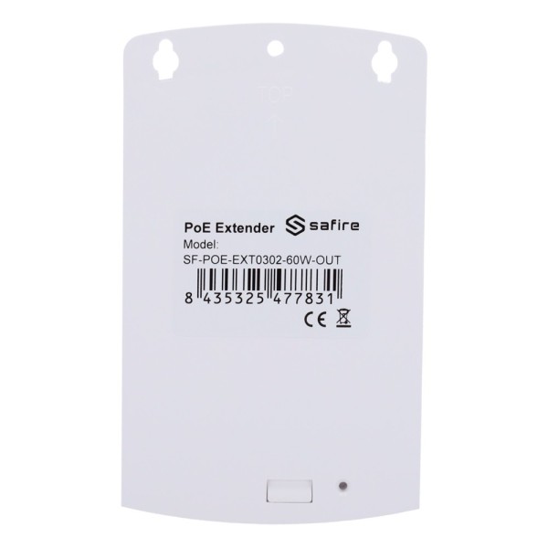 Comprar SAFIRE SF-POE-EXT0302-60W-OUT Safire Extensor PoE de Exterior - Amplía alcance alimentación PoE hasta 650 metros - 2 pue