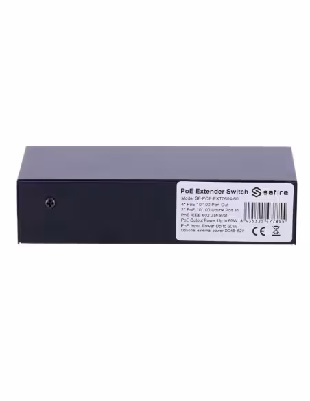 Comprar SAFIRE SF-POE-EXT0604-60 Extensor PoE Safire. - Soporta estándares modernos IEEE 802.3af/at/bt. - Dispone de 6 puertos R