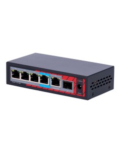 Comprar SAFIRE SF-POE-EXT0604-GF-60 Safire Indoor POE extender Switch - Amplía alcance alimentación POE - 4 puertos PoE + 1 Upli 2
