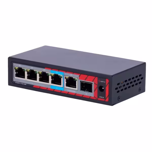 Kaufen SAFIRE SF-POE-EXT0604-GF-60 Safire Indoor POE-Extender-Switch – erweitert die Reichweite der POE-Stromversorgung – 4 Port