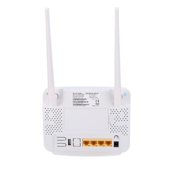 Safire SF-Router-4G-UPS-4P Router Safire 4G 150bps Download 50Mbps Up - Port RJ45 10 / 100Mbps - Wi-Fi 4 2.4GHz N300Mbps -