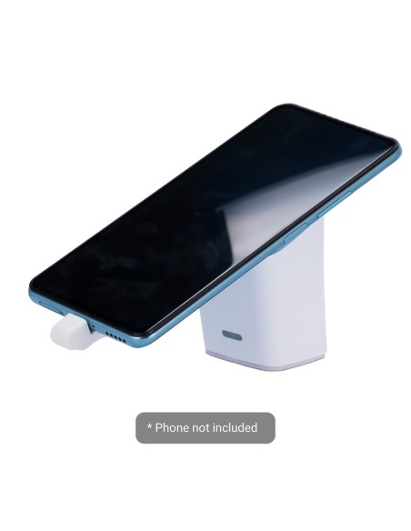 Safire SF-Securitystand101-USBC Suporte com Alarme Alarme EAS - Adequado para telefones celulares - Conexão com cabo USB-C - ALA