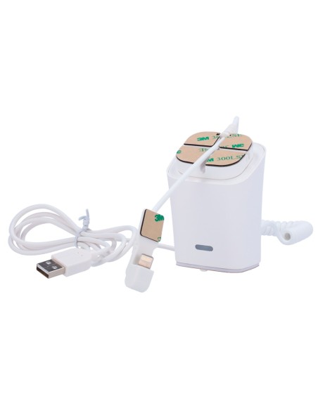 Safire SF-Securitystand101-USBC Suporte com Alarme Alarme EAS - Adequado para telefones celulares - Conexão com cabo USB-C - ALA