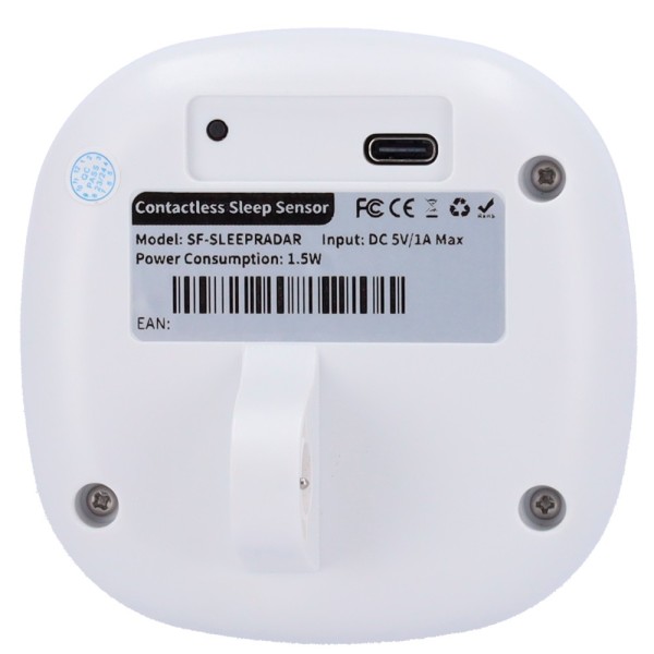 Sensor de radar de assistência auxiliar SF-SLEEPRADE SAFIRE SUFIRE - Frequência cardíaca e medição respiratória - Detecção de HO