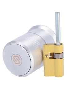 Comprar SAFIRE SF-SMARTLOCK-BT-PRO Cerradura inteligente Bluetooth - Cilindro ajustable motorizado europeo - Usuarios invitados 
