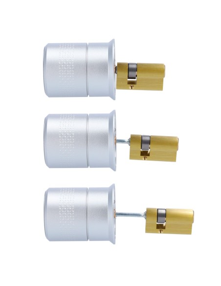 Comprar SAFIRE SF-SMARTLOCK-BT-PRO Cerradura inteligente Bluetooth - Cilindro ajustable motorizado europeo - Usuarios invitados 