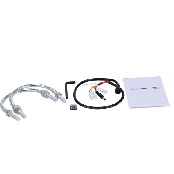 Kaufen SAFIRE SF-SOLARKIT-AC-BATT-256WH Autarkes Stromversorgungssystem für CCTV – 80W-Solarpanel – LiFePO4-Lithiumbatterie