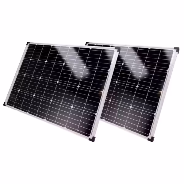 Kaufen SAFIRE SF-SOLARKIT-BATT-1920WH-24V Autonomes Stromversorgungssystem für CCTV – 2x 150W-Solarpanel – LiFePo4-Batterie