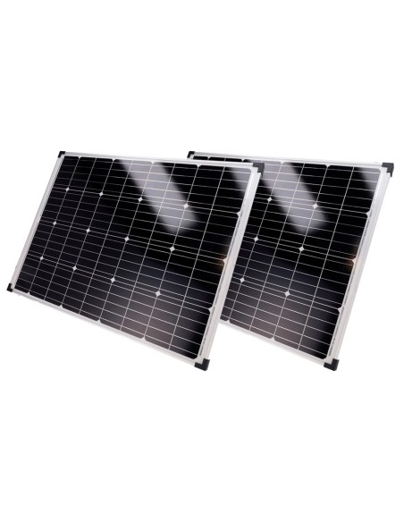 Acheter SAFIRE SF-SOLARKIT-BATT-2560WH-24V Système d’alimentation autonome pour CCTV - 2x Panneau solaire de 200W - Batterie LiF