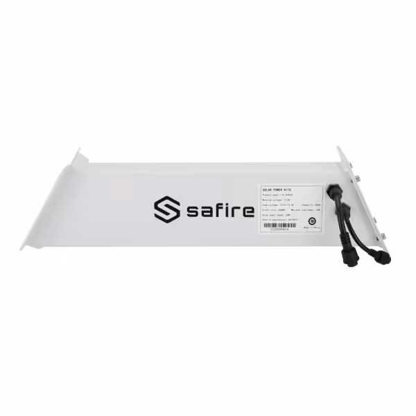 Acquistare SAFIRE SF-SOLARKIT-BATT-256WH Sistema di alimentazione autonoma per CCTV - Pannello solare da 60W - Batteria al litio
