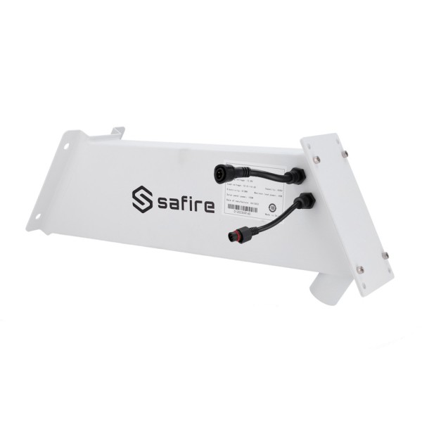 Acheter SAFIRE SF-SOLARKIT-BATT-512WH Système d’alimentation autonome pour CCTV - Panneau solaire de 100 W - Batterie lithium Li