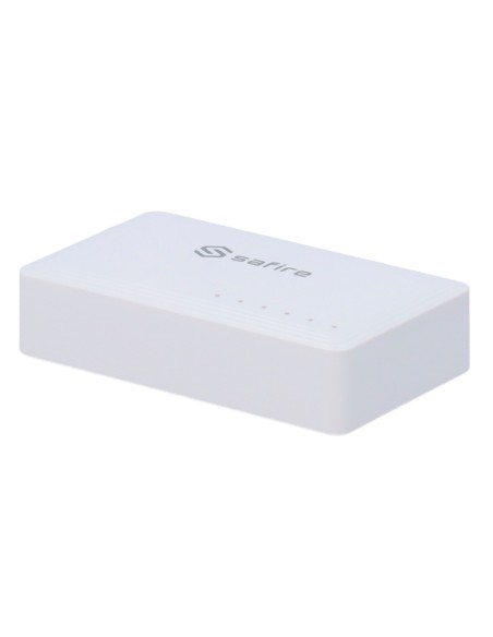 Comprar SAFIRE SF-SW05-G Safire - Switch de sobremesa - 5 puertos Gigabit - Velocidad 10/100/1000 Mbps - Plug &amp; Play - Tecno