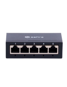 Safe SF-SW05-G-M de Tesse - 5 Portas Gigabit - Velocidade 10/100/1000 Mbps - Plug & Amp Play - Tecnologia de Poupança 
