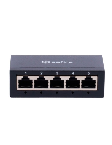Comprar SAFIRE SF-SW05-G-M Switch de sobremesa - 5 puertos Gigabit - Velocidad 10/100/1000 Mbps - Plug &amp; Play - Tecnología d