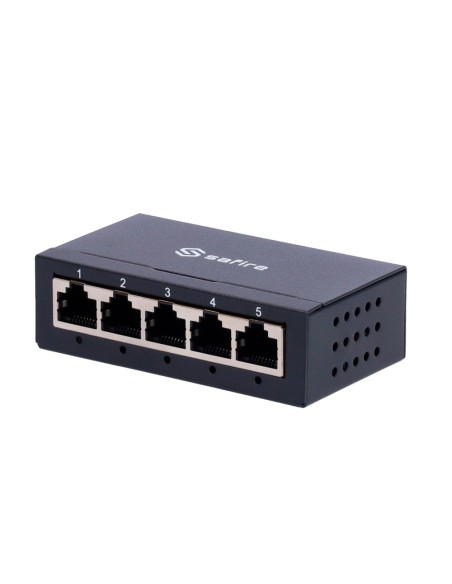 Comprar SAFIRE SF-SW05-G-M Switch de sobremesa - 5 puertos Gigabit - Velocidad 10/100/1000 Mbps - Plug &amp; Play - Tecnología d