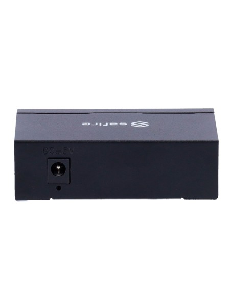 Comprar SAFIRE SF-SW05-G-M Switch de sobremesa - 5 puertos Gigabit - Velocidad 10/100/1000 Mbps - Plug &amp; Play - Tecnología d