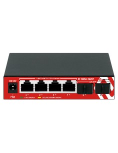 Safire SF-SW06-2AZZXF Switch Multigabit 2,5Gbps - 4 Portas + 2 Uplink SFP 10G - Portas Velocidade 2.5 / 1Gbps - REENG TAXA